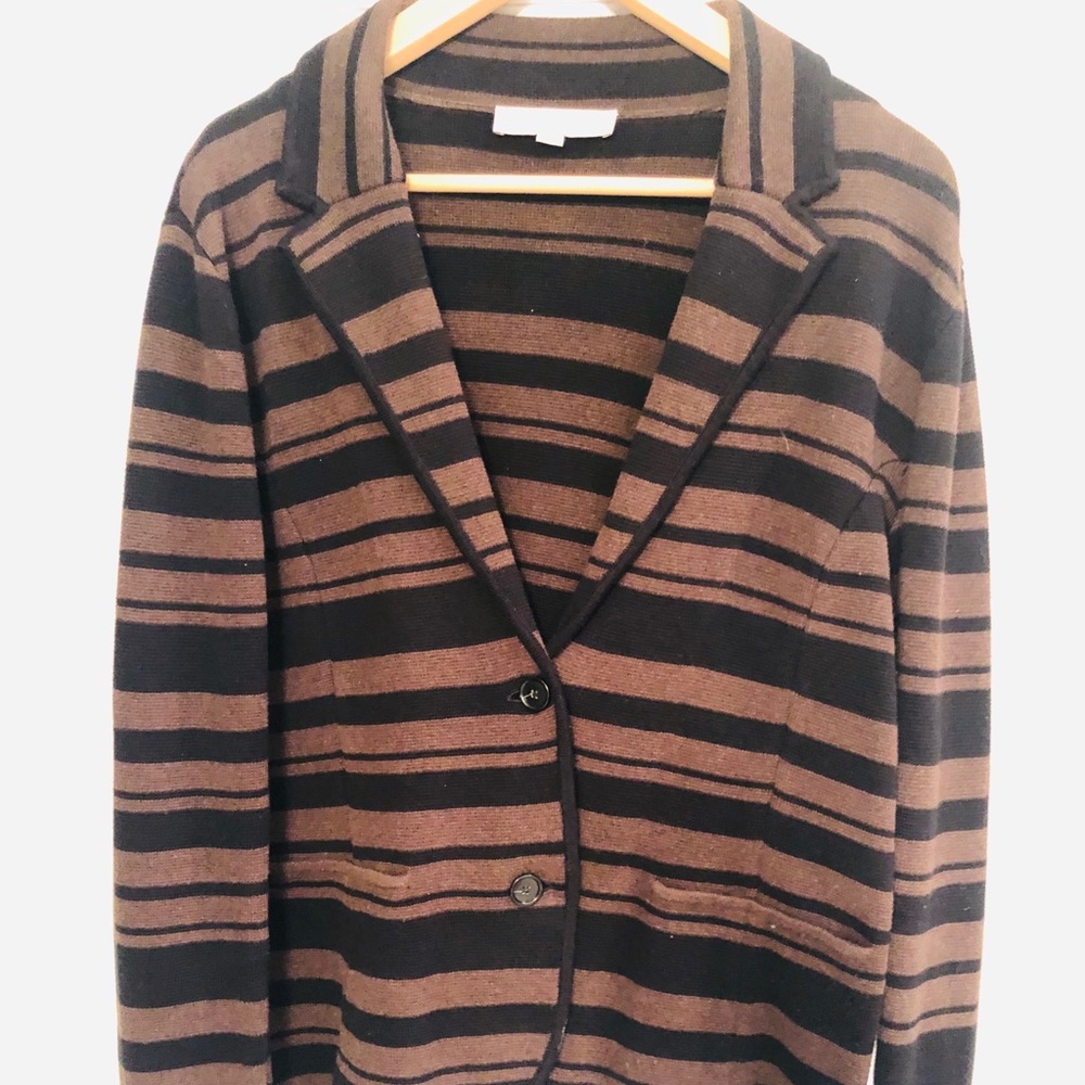 Ann Taylor LOFT striped Blazer: L
